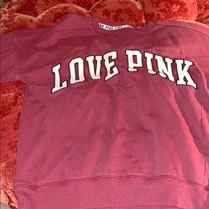 Victoria secret pink crew neck